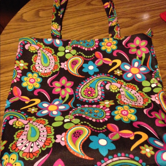 Handbags - “BOGO” 60's Inspired Zippered Canvas Tote